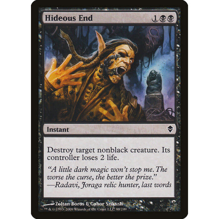 Magic: The Gathering Hideous End (098) Lightly Played