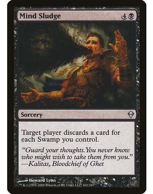 Magic: The Gathering Mind Sludge (102) Lightly Played