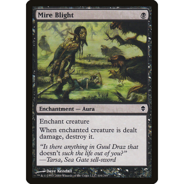 Magic: The Gathering Mire Blight (104) Lightly Played
