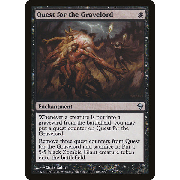 Magic: The Gathering Quest for the Gravelord (108) Moderately Played