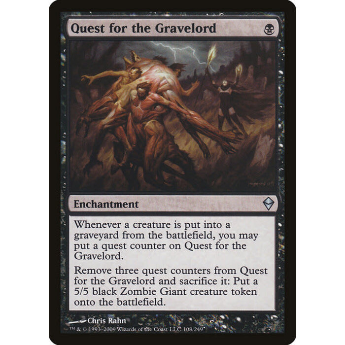 Magic: The Gathering Quest for the Gravelord (108) Moderately Played