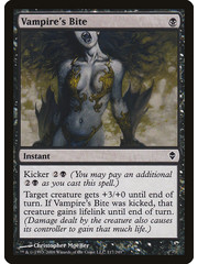 Magic: The Gathering Vampire's Bite (117) Moderately Played