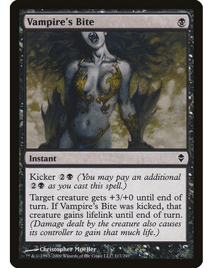 Magic: The Gathering Vampire's Bite (117) Moderately Played