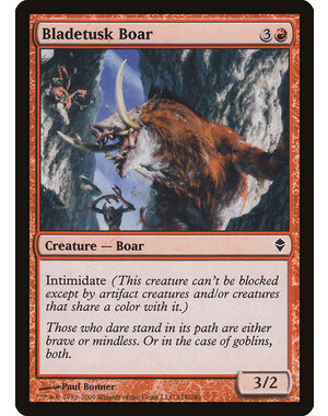 Magic: The Gathering Bladetusk Boar (118) Moderately Played