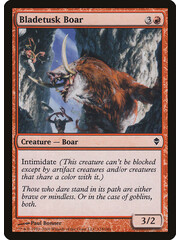 Magic: The Gathering Bladetusk Boar (118) Moderately Played Foil