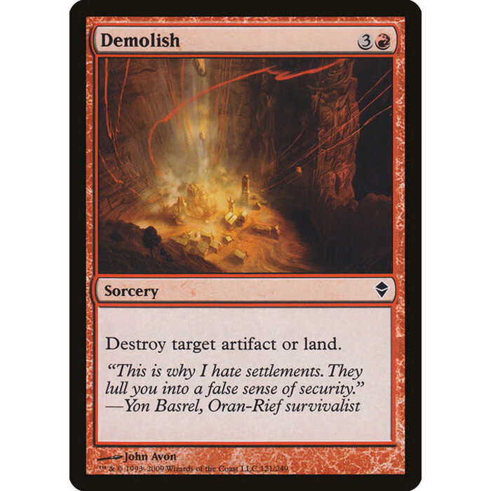 Magic: The Gathering Demolish (121) Lightly Played