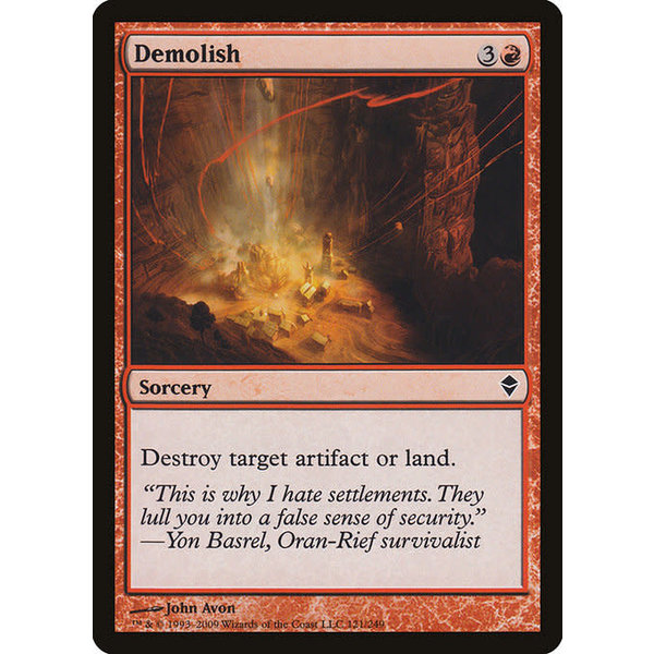 Magic: The Gathering Demolish (121) Moderately Played