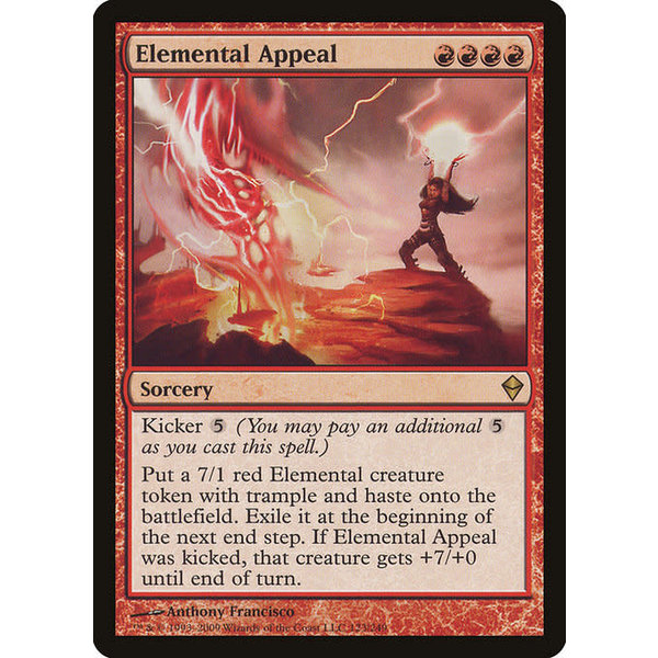 Magic: The Gathering Elemental Appeal (123) Damaged