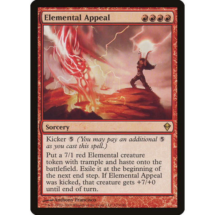 Magic: The Gathering Elemental Appeal (123) Damaged