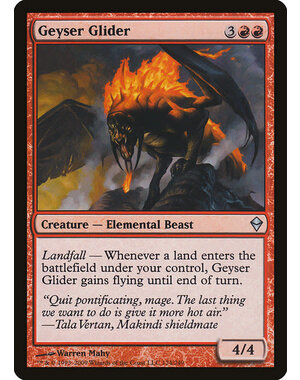 Magic: The Gathering Geyser Glider (124) Moderately Played