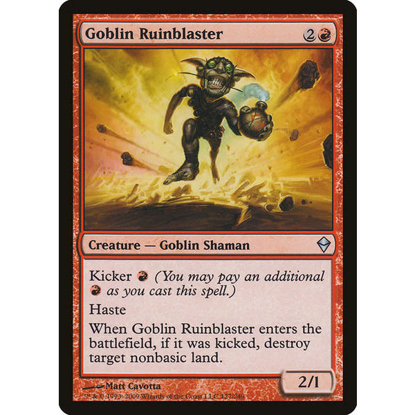 Magic: The Gathering Goblin Ruinblaster (127) Moderately Played