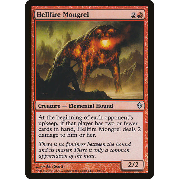 Magic: The Gathering Hellfire Mongrel (130) Moderately Played