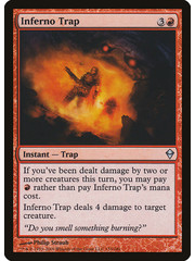 Magic: The Gathering Inferno Trap (133) Moderately Played
