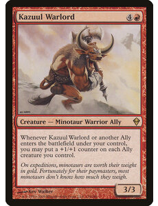 Magic: The Gathering Kazuul Warlord (134) Moderately Played