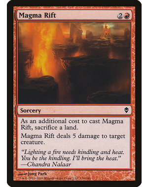 Magic: The Gathering Magma Rift (136) Moderately Played