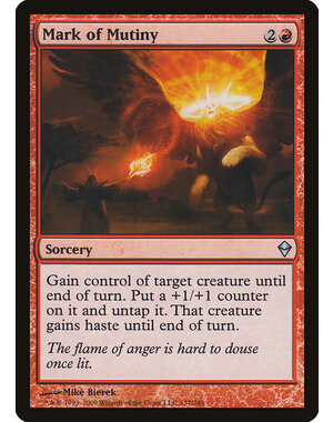 Magic: The Gathering Mark of Mutiny (137) Moderately Played