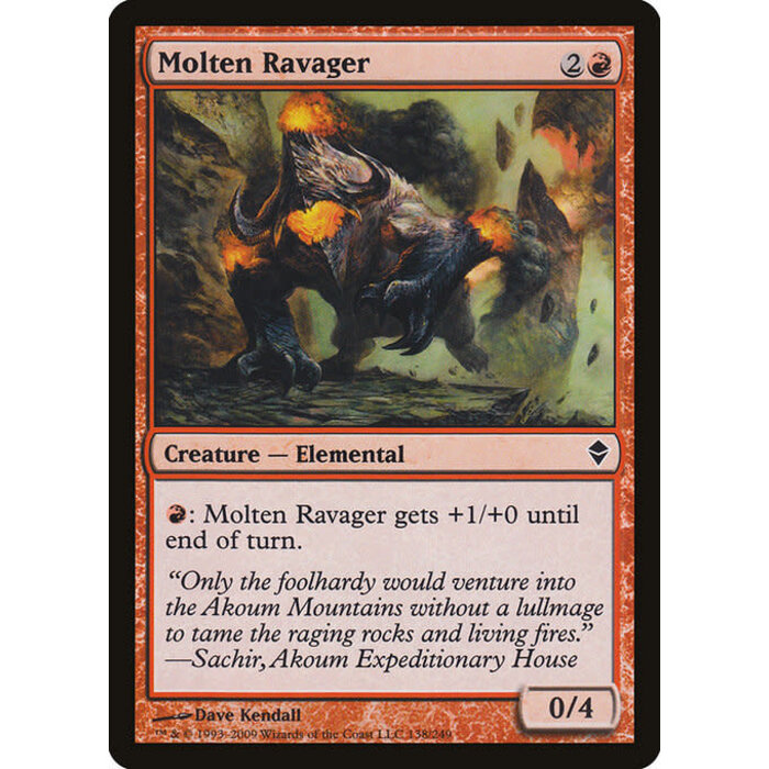 Magic: The Gathering Molten Ravager (138) Lightly Played