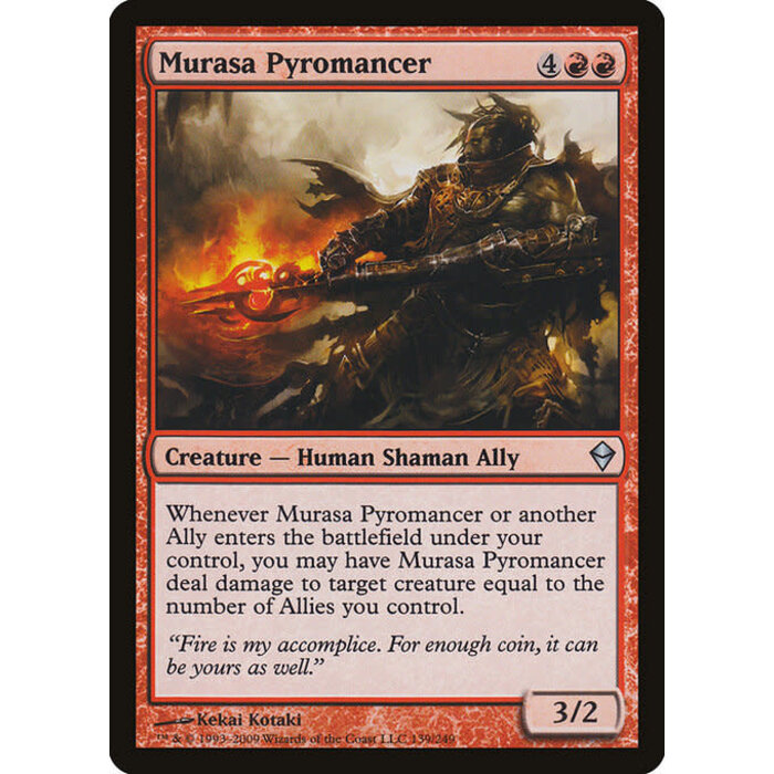 Magic: The Gathering Murasa Pyromancer (139) Moderately Played