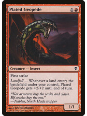 Magic: The Gathering Plated Geopede (141) Moderately Played