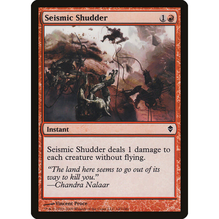Magic: The Gathering Seismic Shudder (147) Moderately Played