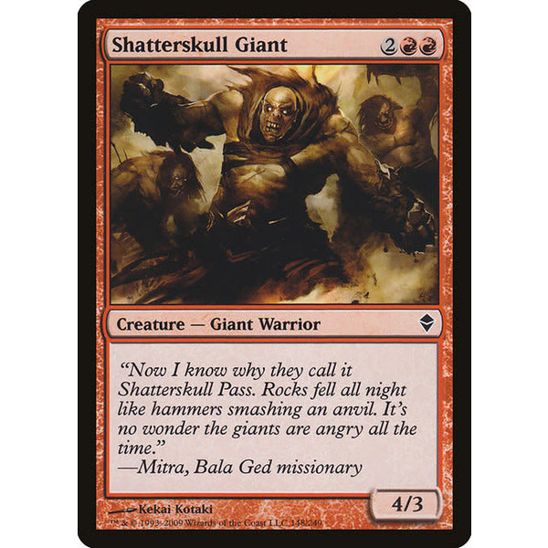 Magic: The Gathering Shatterskull Giant (148) Moderately Played