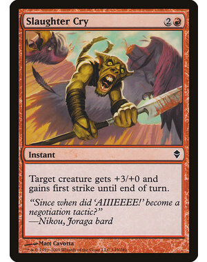 Magic: The Gathering Slaughter Cry (149) Moderately Played