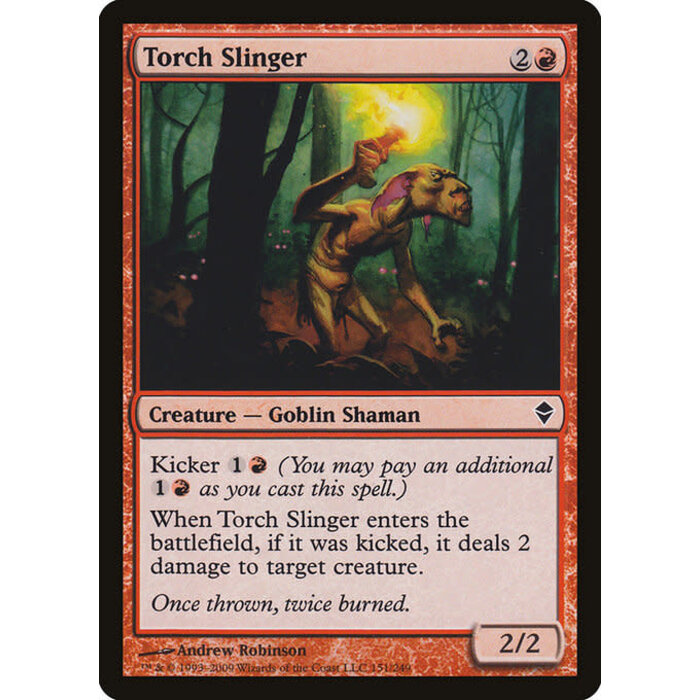 Magic: The Gathering Torch Slinger (151) Lightly Played