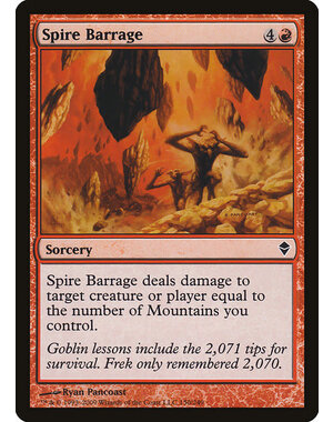 Magic: The Gathering Spire Barrage (150) Lightly Played