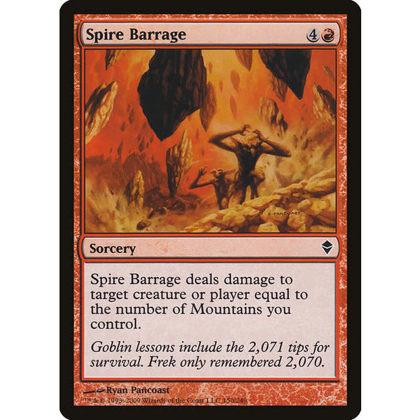 Magic: The Gathering Spire Barrage (150) Lightly Played