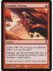Magic: The Gathering Unstable Footing (153) Moderately Played