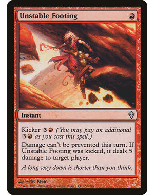 Magic: The Gathering Unstable Footing (153) Moderately Played