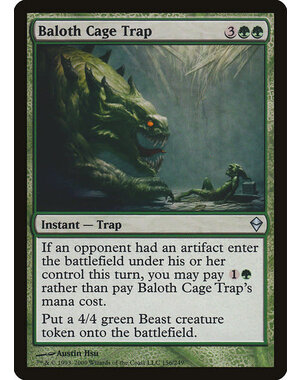 Magic: The Gathering Baloth Cage Trap (156) Moderately Played