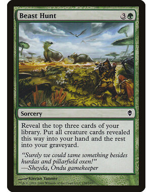Magic: The Gathering Beast Hunt (158) Moderately Played