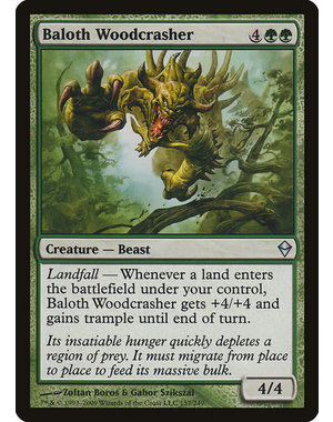 Magic: The Gathering Baloth Woodcrasher (157) Lightly Played