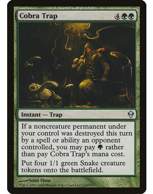 Magic: The Gathering Cobra Trap (160) Moderately Played