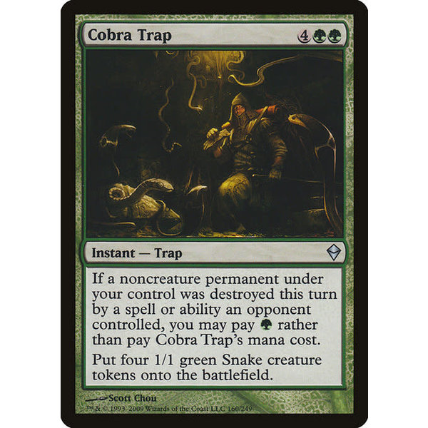Magic: The Gathering Cobra Trap (160) Moderately Played