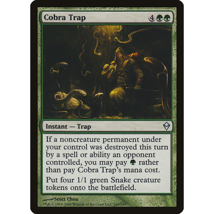 Magic: The Gathering Cobra Trap (160) Moderately Played