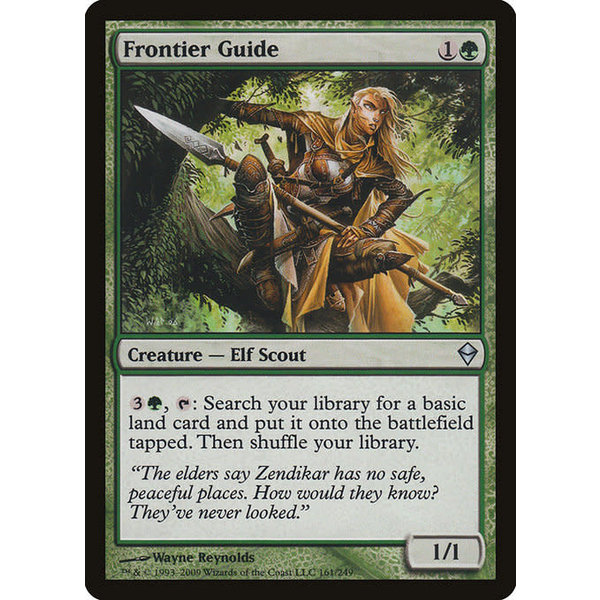 Magic: The Gathering Frontier Guide (161) Lightly Played Foil