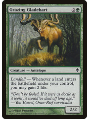 Magic: The Gathering Grazing Gladehart (163) Moderately Played