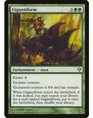 Magic: The Gathering Gigantiform (162) Moderately Played