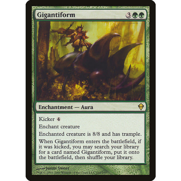 Magic: The Gathering Gigantiform (162) Moderately Played