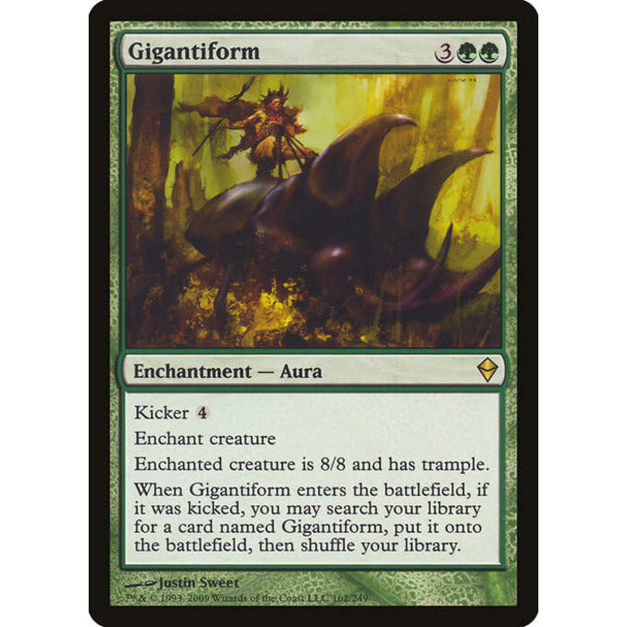 Magic: The Gathering Gigantiform (162) Moderately Played