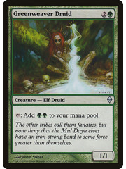 Magic: The Gathering Greenweaver Druid (164) Moderately Played
