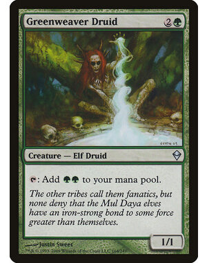 Magic: The Gathering Greenweaver Druid (164) Moderately Played