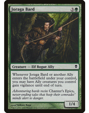 Magic: The Gathering Joraga Bard (166) Moderately Played