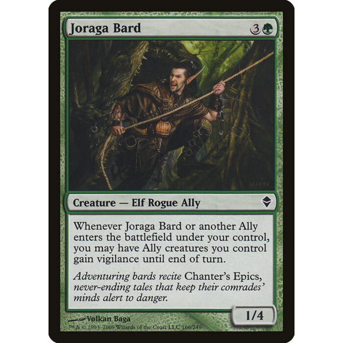 Magic: The Gathering Joraga Bard (166) Moderately Played
