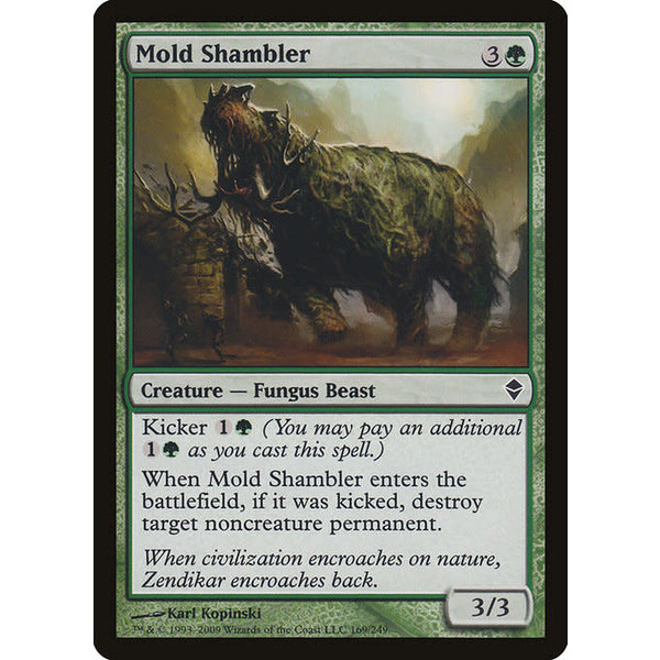 Magic: The Gathering Mold Shambler (169) Moderately Played