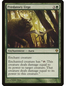 Magic: The Gathering Predatory Urge (175) Moderately Played Foil