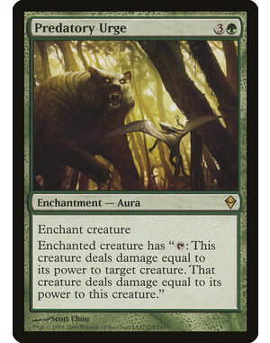 Magic: The Gathering Predatory Urge (175) Moderately Played Foil