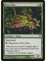 Magic: The Gathering River Boa (180) Moderately Played